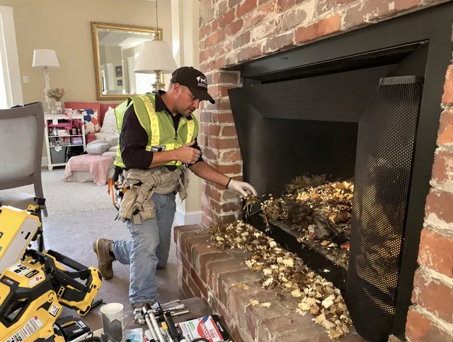 Safe screening installation by Shelton Chimney Sweep in Shelton, CT