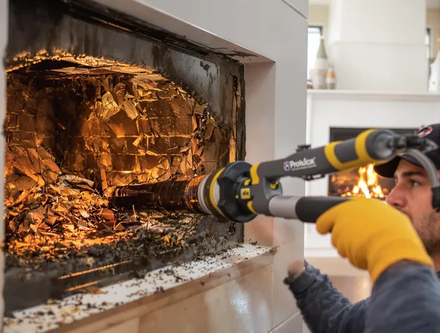 Professional chimney cleaning by Shelton Chimney Sweep in Shelton, CT