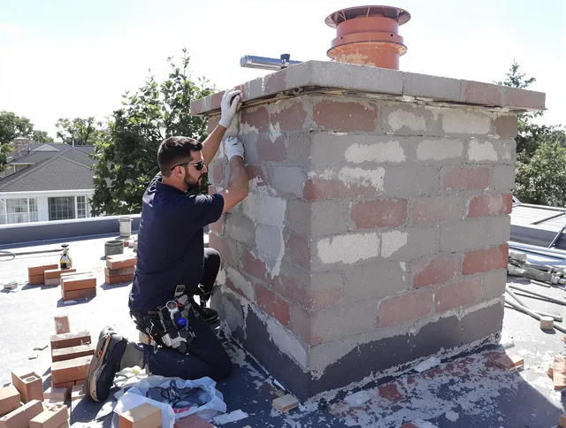 Advanced chimney repair process by Shelton Chimney Sweep in Shelton, CT