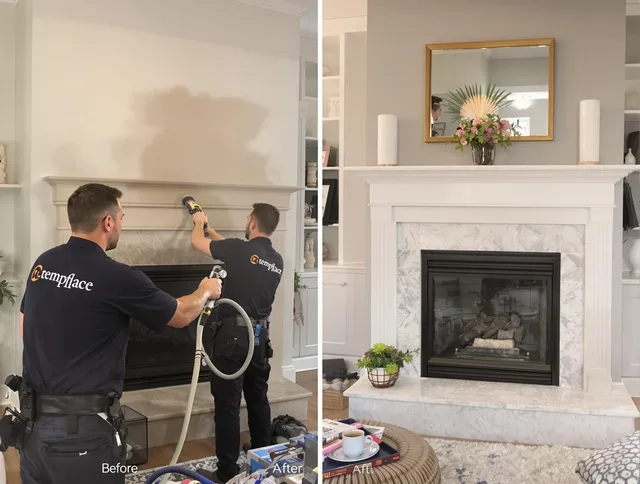 Professional soot removal by Shelton Chimney Sweep team in Shelton, CT